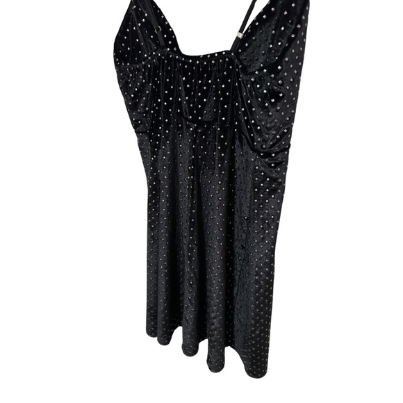 SHOW ME YOUR MUMU Black Studded Velvet Dress - Picture 3 of 4
